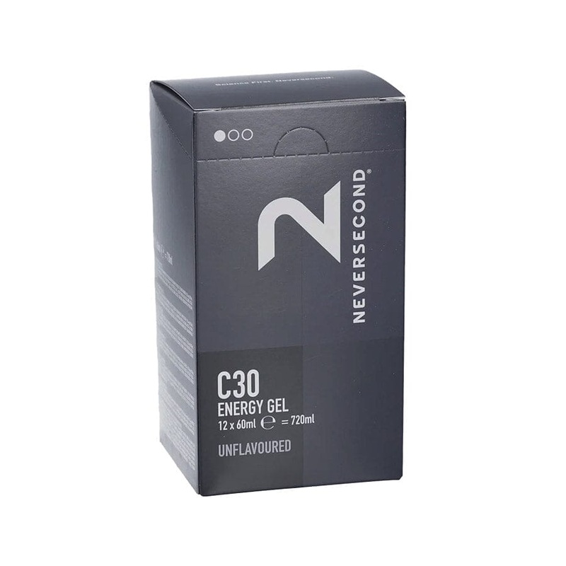 Neversecond C30 Energy Gels – 12/box Citrus