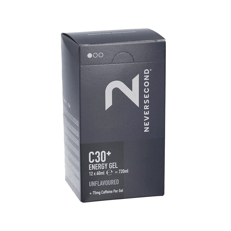 Neversecond C30+ Energy Gels – 12/box Espresso/Caffeine