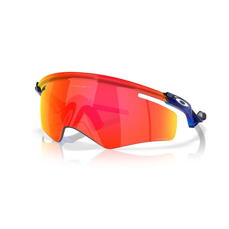 Oakley QNTM KATO Sunglasses Prizm Ruby Lenses, Crystal Blue Frame