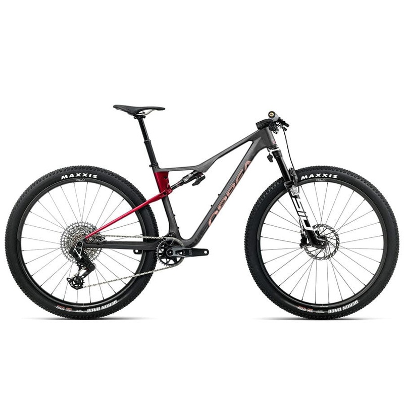 Orbea Oiz M-Team AXS Flight Attendant Diamond Carbon View (Matt) – Cherry Red (Gloss) L