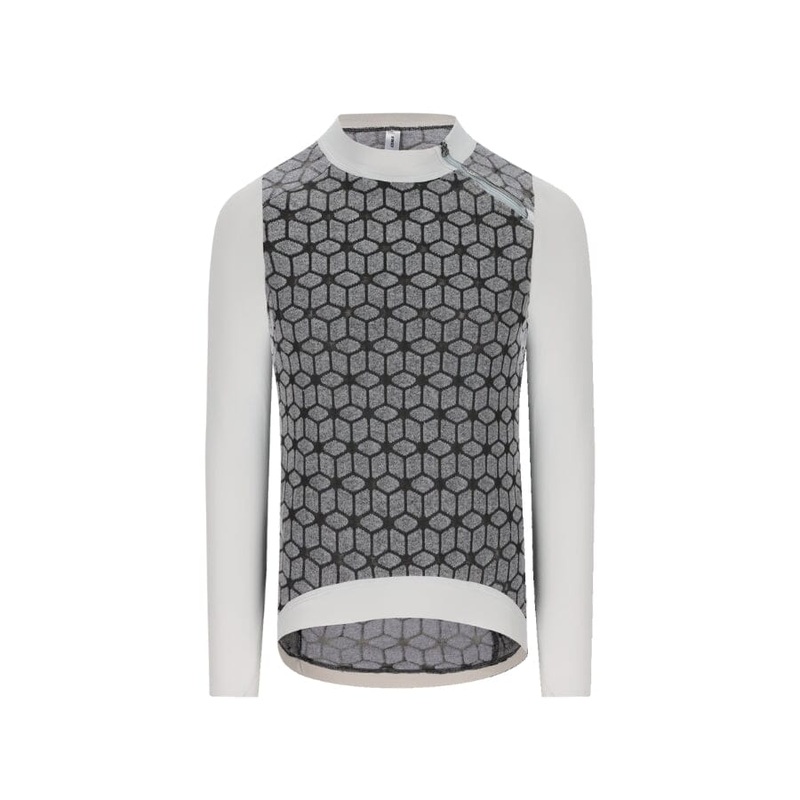 Q36.5 Bullet Proof Long Sleeve Base Layer Ice Gray S